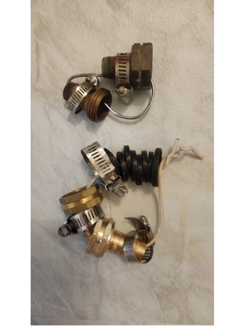Lot Of Gilmour Solid Brass 5/8